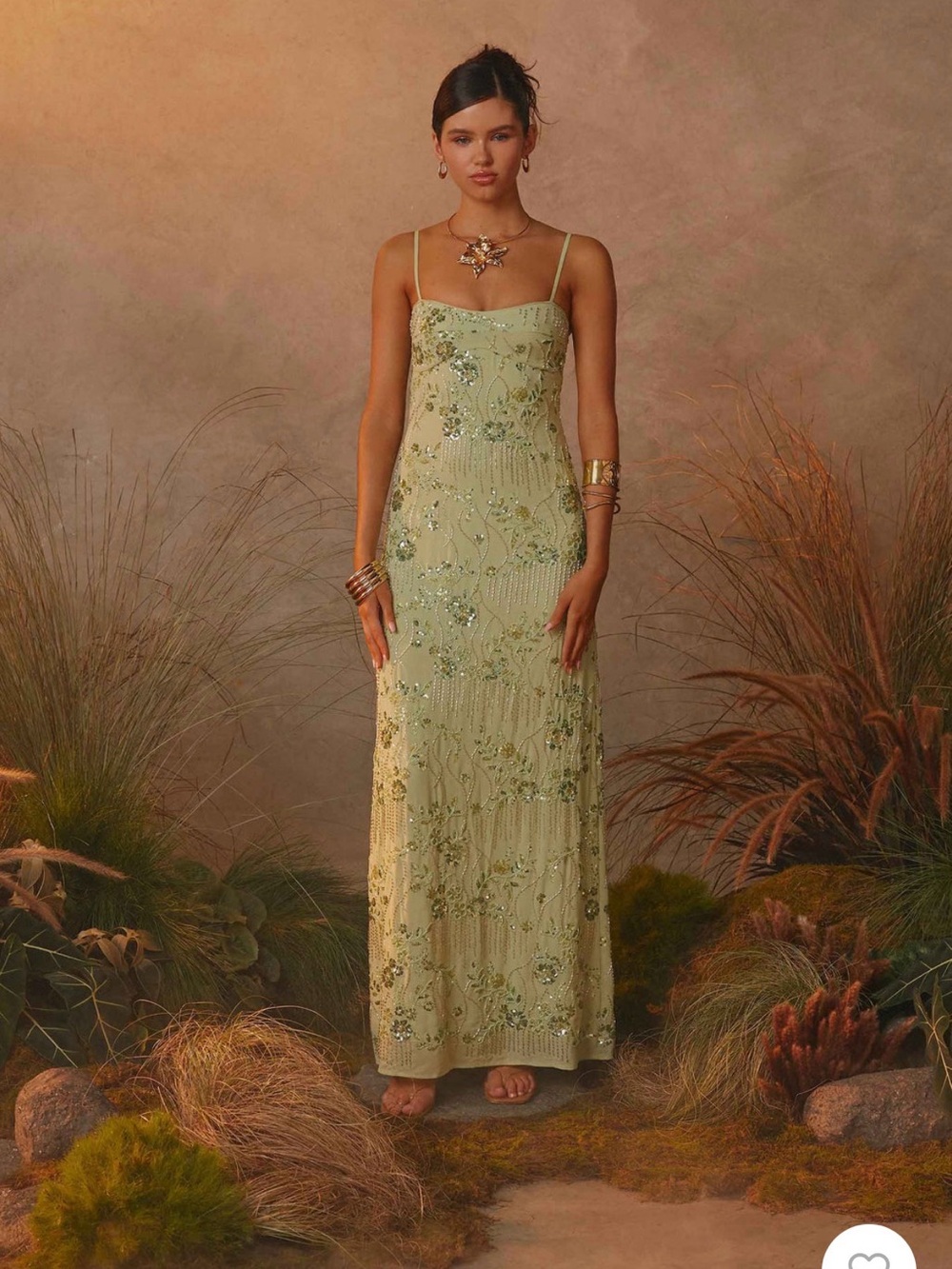 Celandine beaded maxi dress - Picture 3 of 4